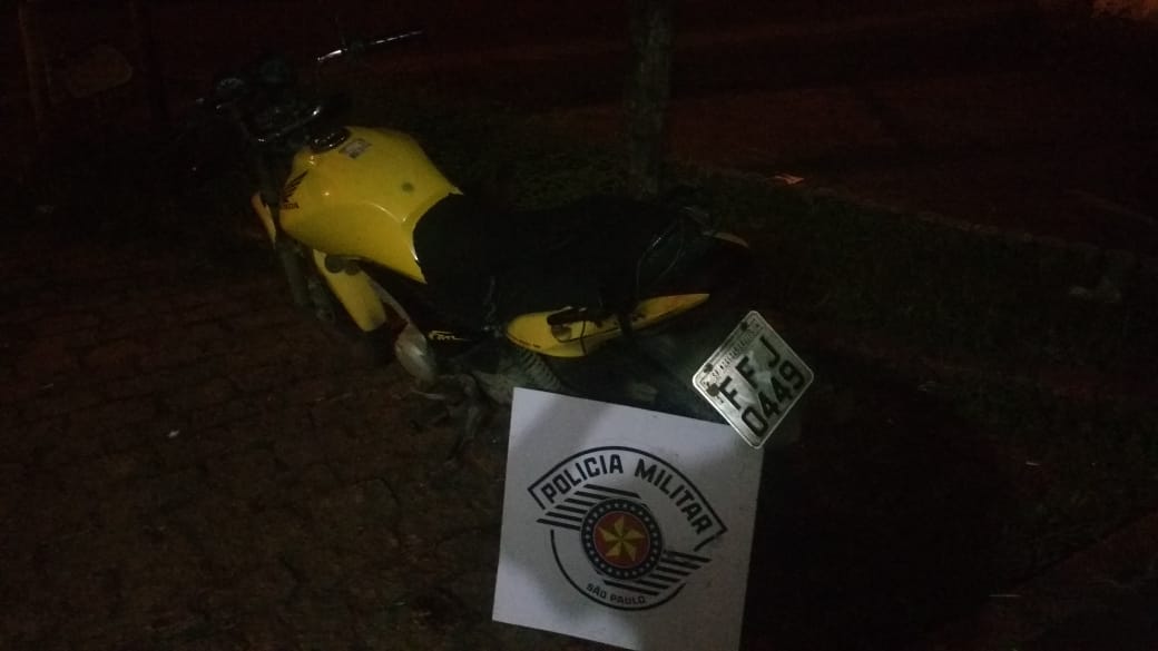 Moto roubada na Vila da Prata - Mogi das Cruzes SP