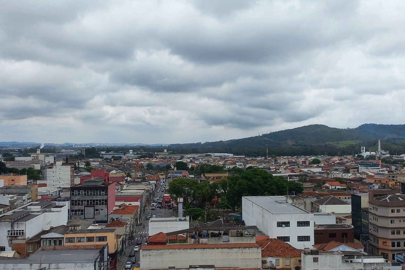 Céu de Mogi das Cruzes Nublado