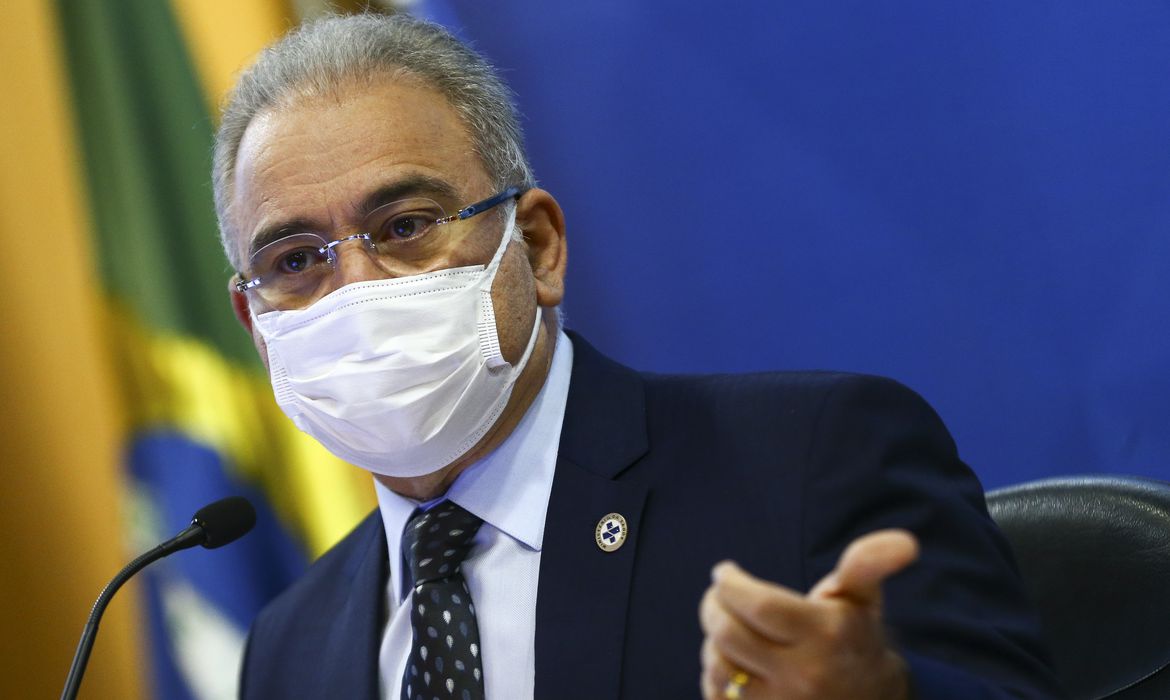 Ministro da saúde Marcelo Queiroga