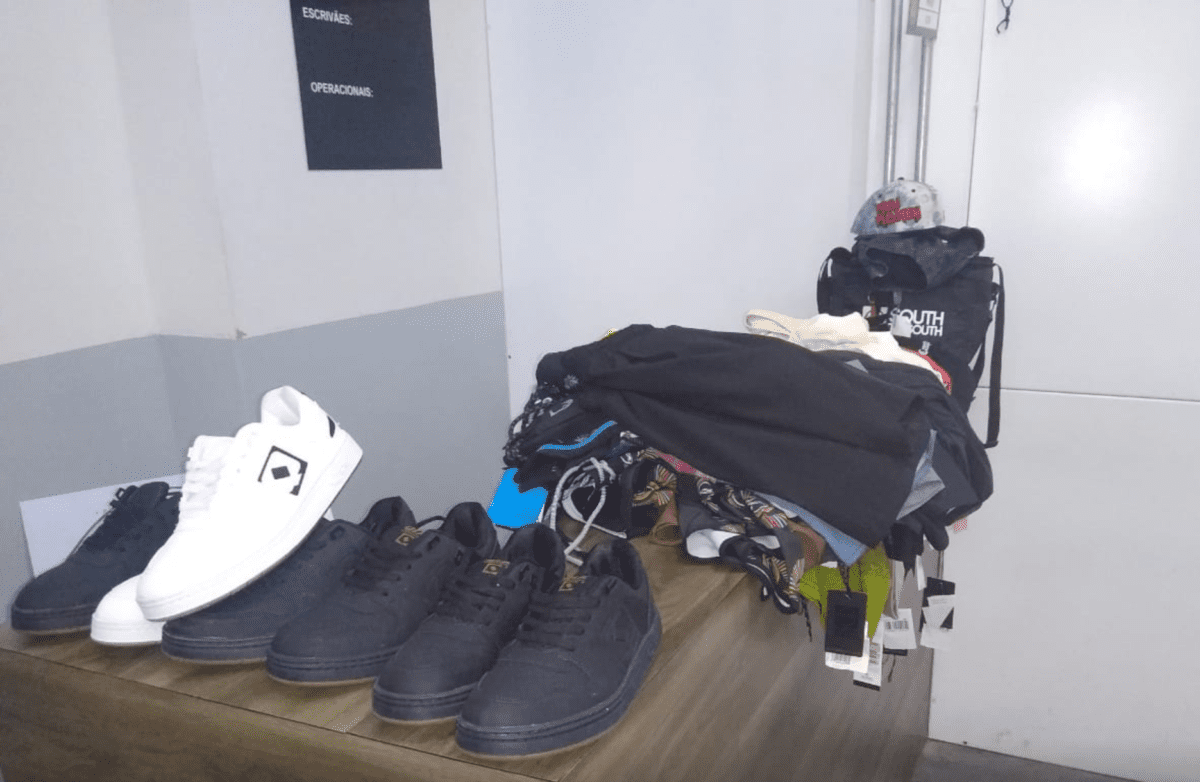 Roupas e tênis furtados em Mogi das Cruzes