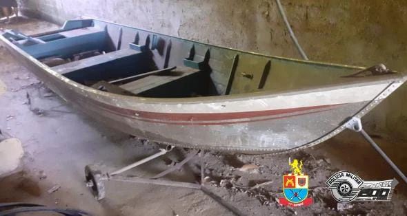 Barco furtado em Guararema