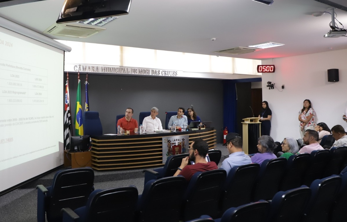 Audiência da LDO 2024 na Câmara de Mogi das Cruzes