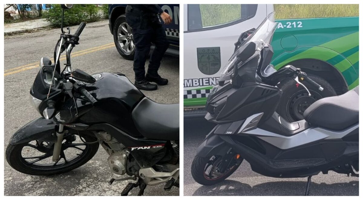 Motocicletas roubadas em Suzano