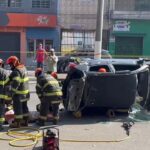 Simulação de acidente de trânsito em Mogi das Cruzes
