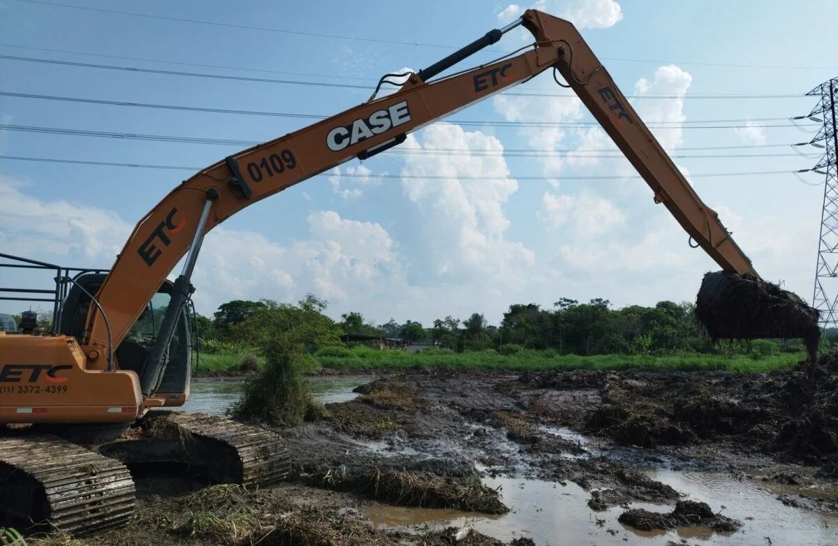 Desassoreamento do Rio Jundiaí