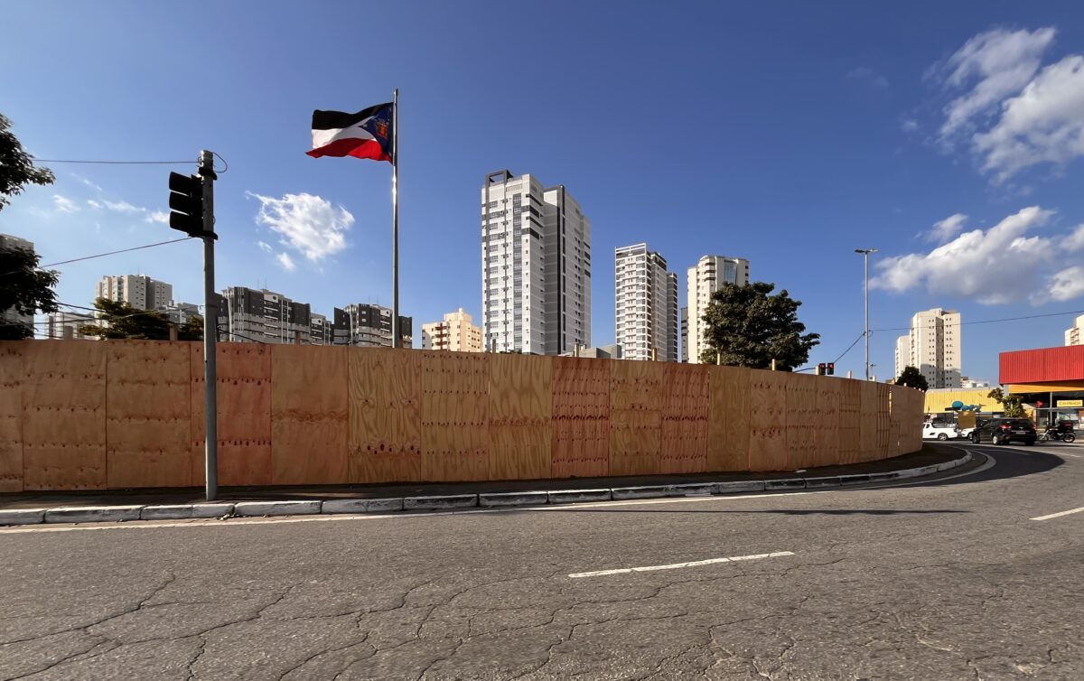 Obras na Rotatória do Habib's em Mogi das Cruzes