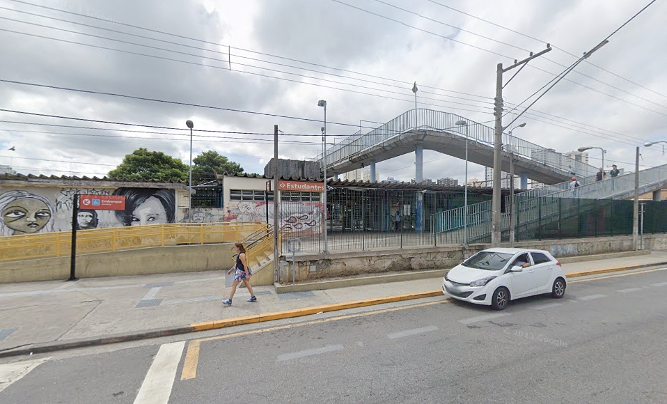 Estação Estudantes da CPTM em Mogi das Cruzes