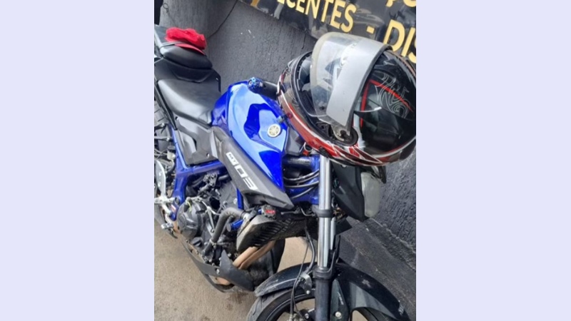 Moto roubada em Mogi das Cruzes