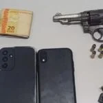 Arma apreendida em Itaquaquecetuba