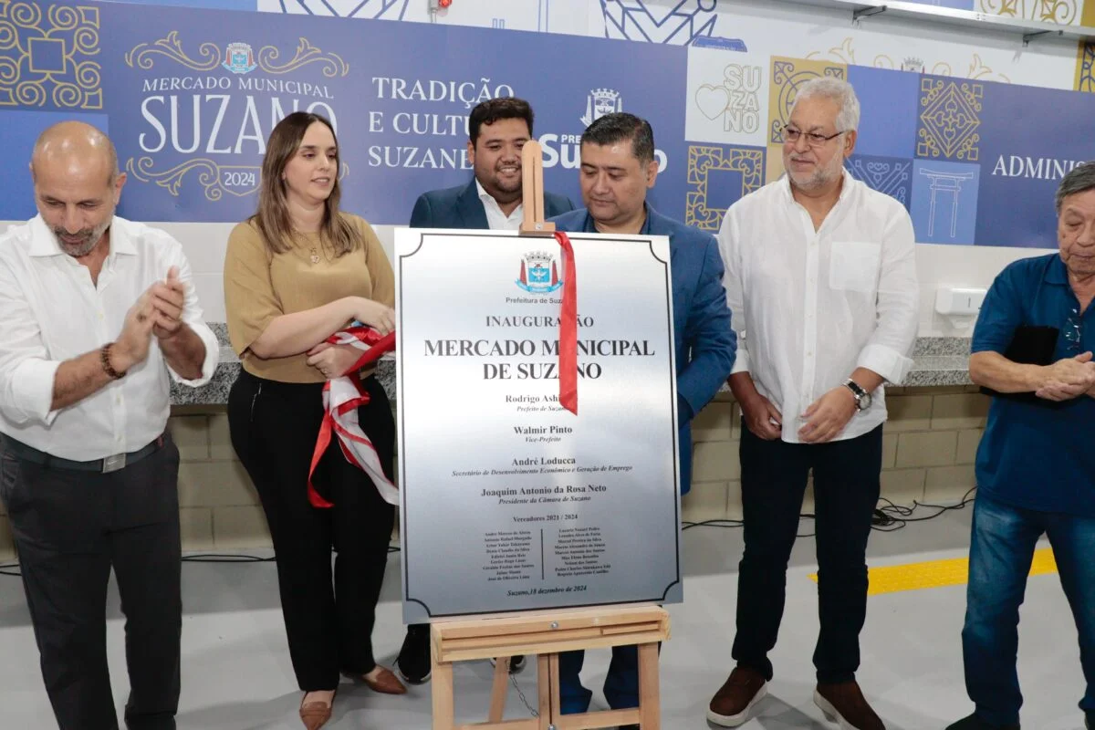 Inauguração do Mercado municipal de Suzano