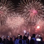 Queima de fogos de artifício