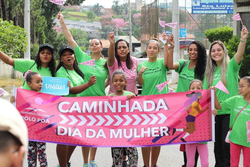 Caminhada Dia da Mulher Gerando Falcões