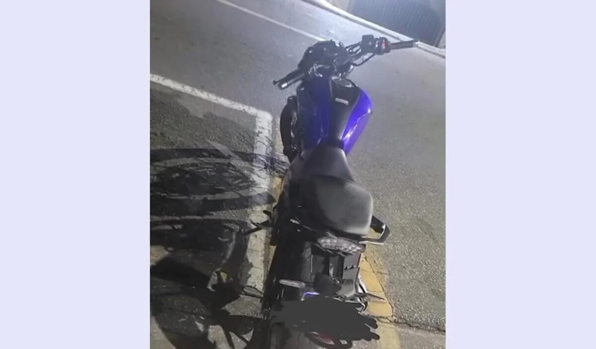 Moto roubada em Mogi das Cruzes