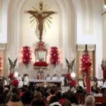 Missa na igreja Matriz de Mogi das Cruzes