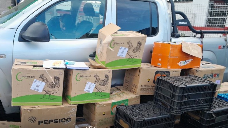 Essências de narguile apreendidas em Suzano
