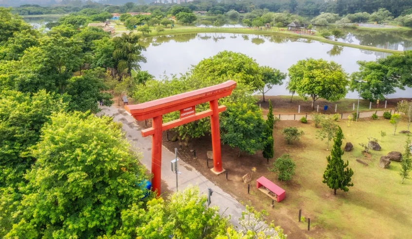 Parque Centenário da Imigração Japonesa em Mogi das Cruzes