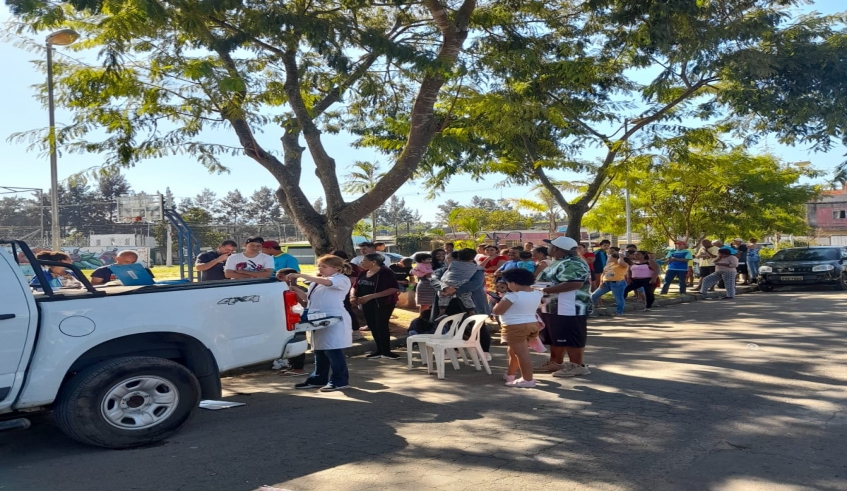 Vacinação itinerante em Mogi das Cruzes