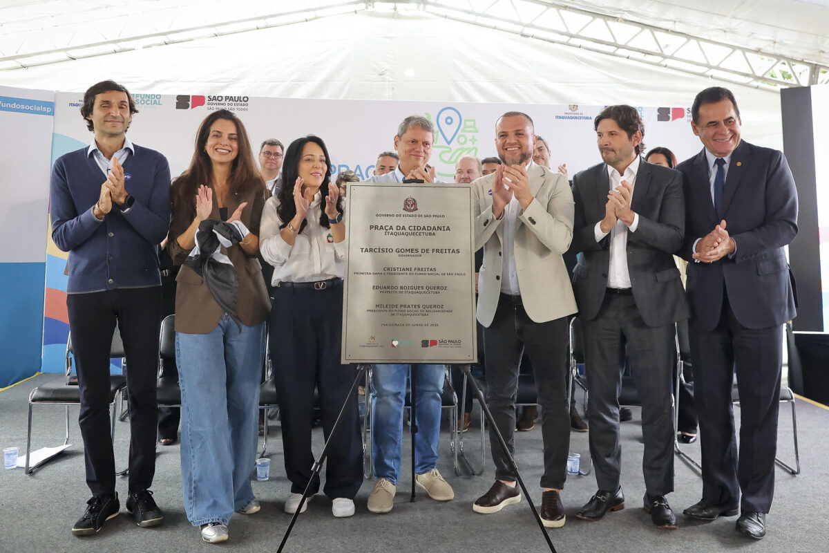 Inauguração da Praça da Cidadania de Itaquaquecetuba
