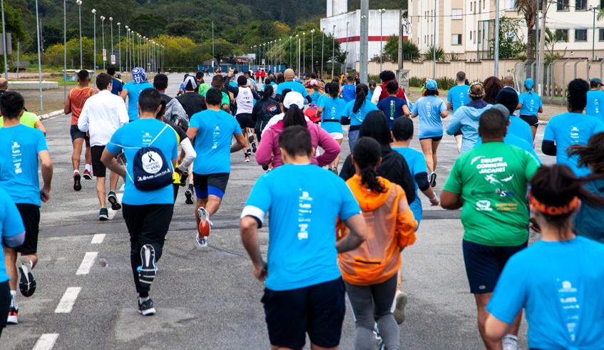 Corrida de rua em Mogi das Cruzes