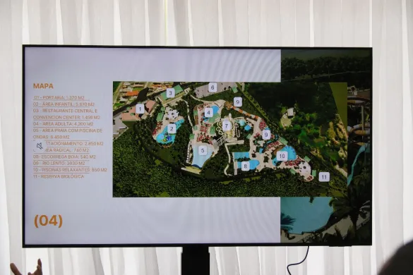 Parque aquático em Poá