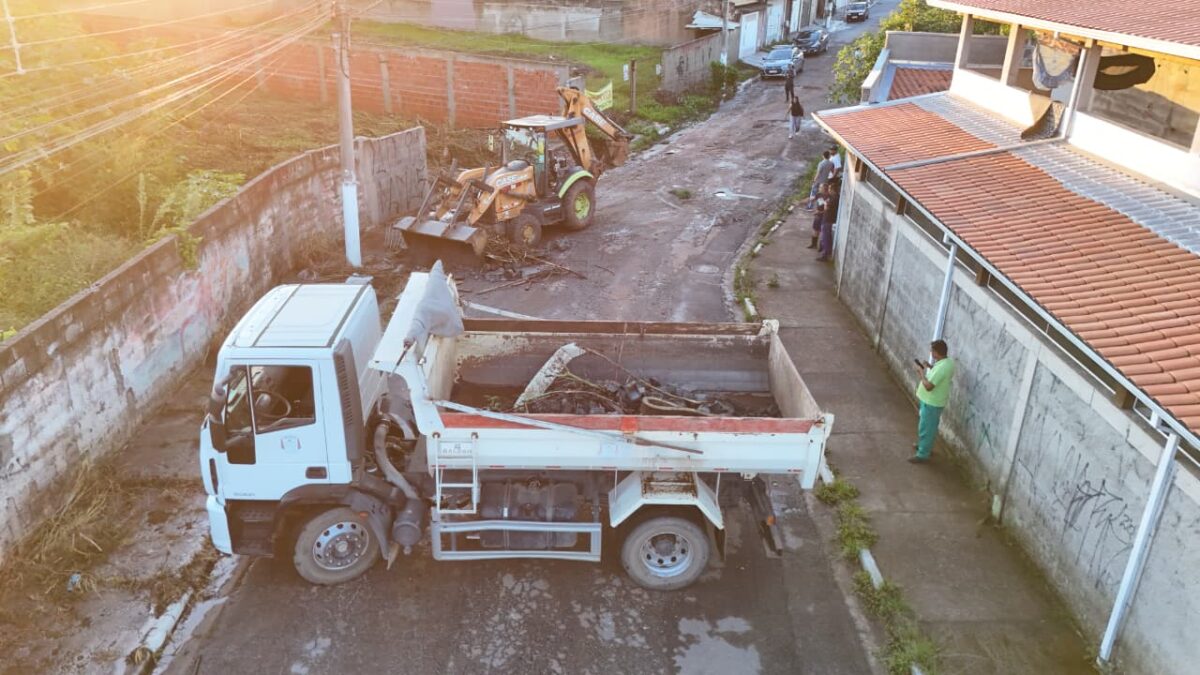 Chuva forte em Suzano