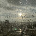 Céu de Mogi das cruzes com chuva e sol