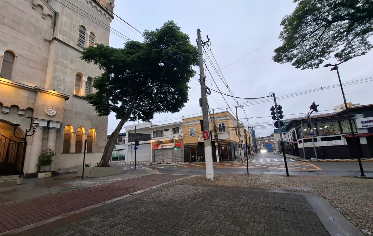 Ruas no centro de mogi das cruzes