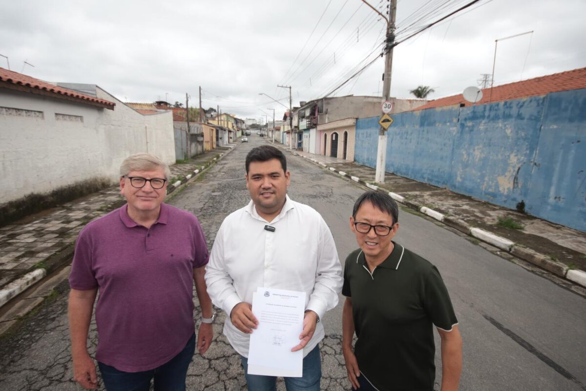 Pavimentação Ruas de Suzano