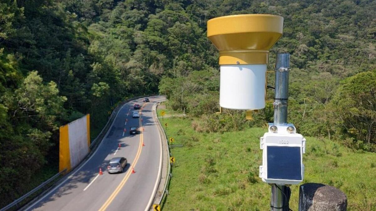 Sistema de monitoramento na Rodovia Mogi-Bertioga