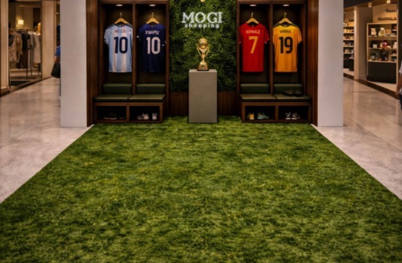 Lounge para troca de figurinhas