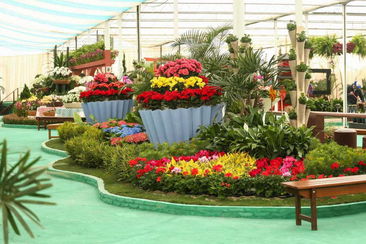 Parque permanente de flores em Arujá