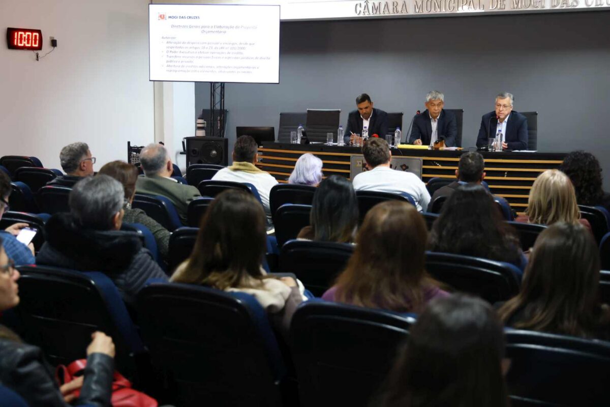 Audiencia na Camara de Mogi das Cruzes