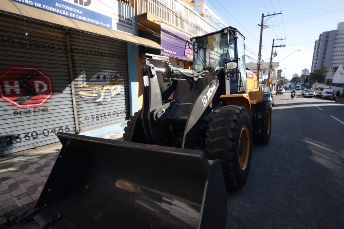 Máquina recuperada em Suzano