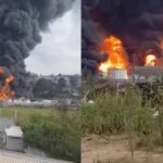 Incêndio em fábrica em Itaquaquecetuba