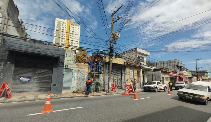 Imóvel com risco de colapso