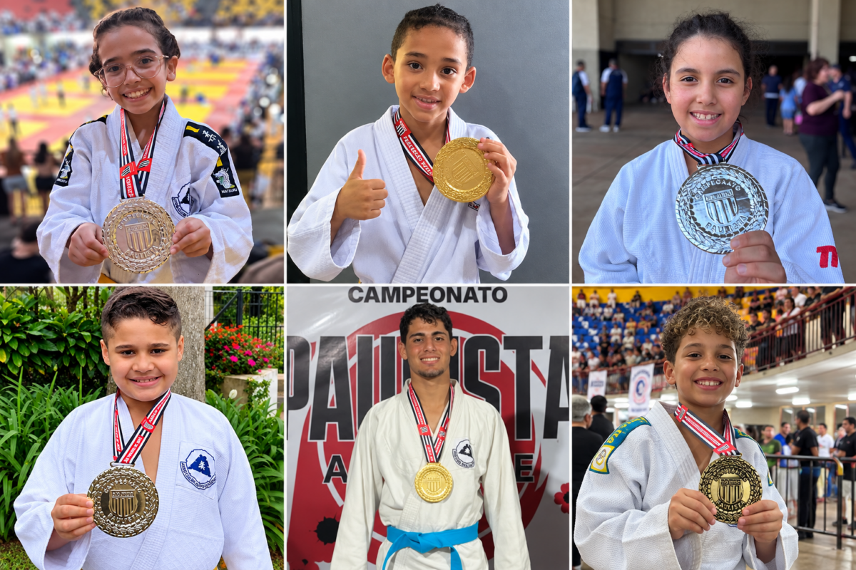 Jovens Judocas Celebram Medalhas Paulistas