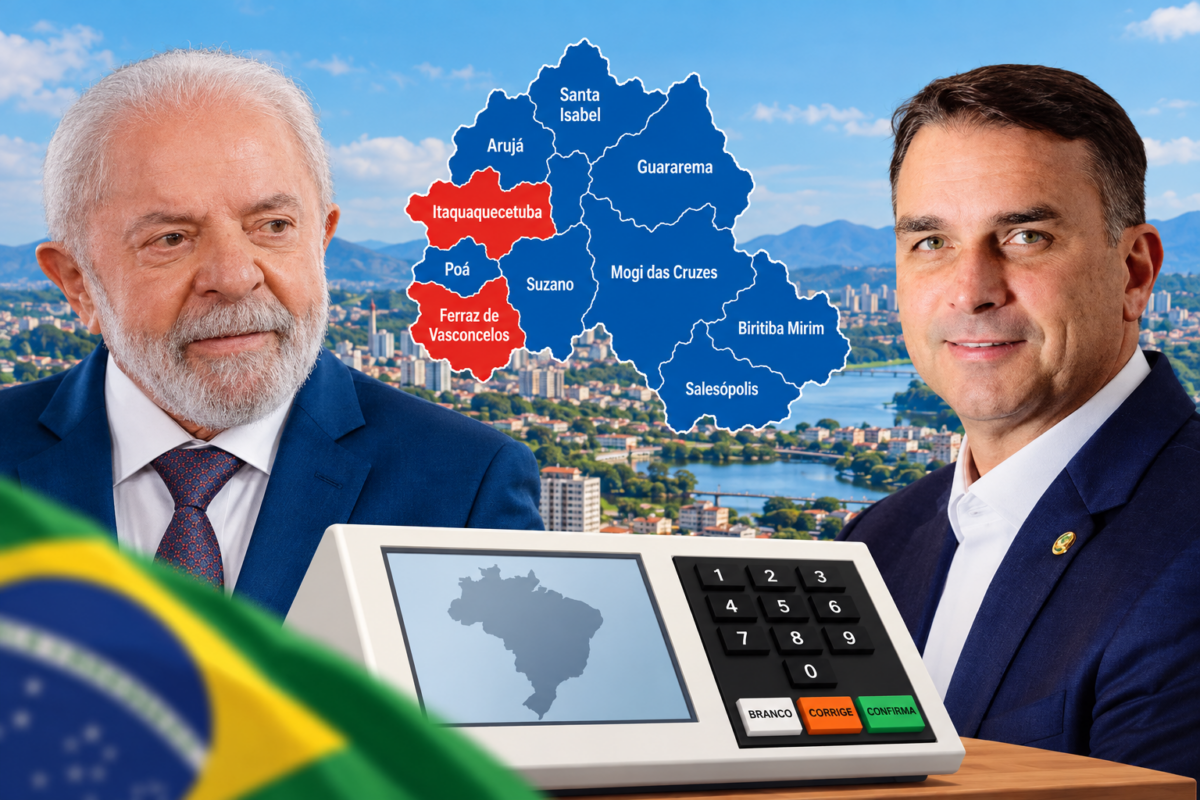 Mapa Eleitoral do Alto Tietê