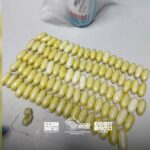 Cápsulas de cocaína apreendidas em Itaquaquecetuba