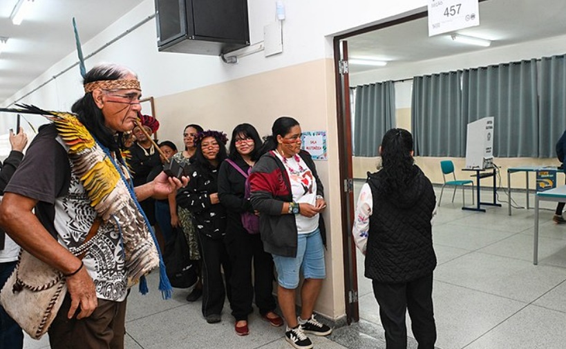 Votação de indígenas em Mogi das Cruzes